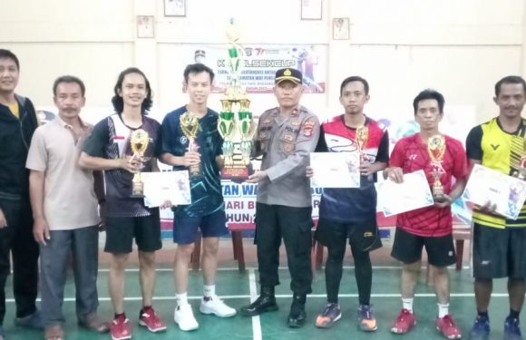 Diikuti 32 Peserta, Kapolsek Cup Sukses Digelar