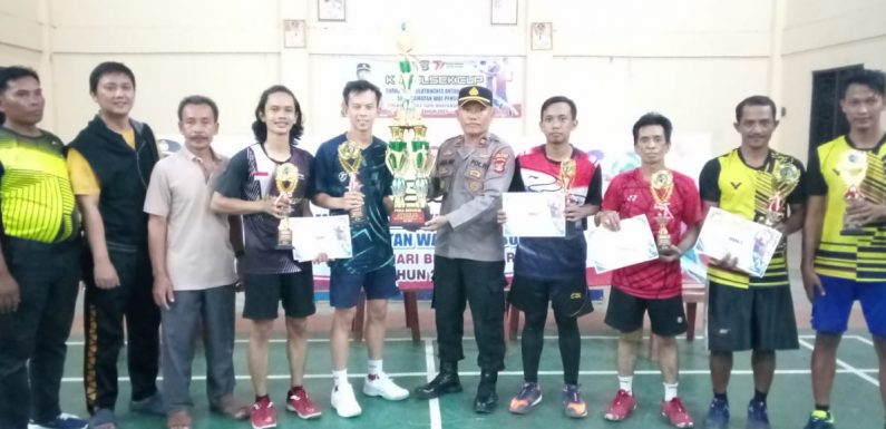 Diikuti 32 Peserta, Kapolsek Cup Sukses Digelar