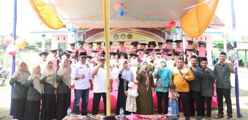 Gelar Pelepasan, TK Al Firman Buminabung Ilir Luluskan 38 Murid