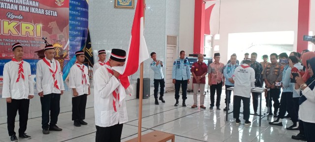 Ikrar Setia Kepada NKRI, Ini Pesan Napiter Asal Gowa Untuk Para Teroris