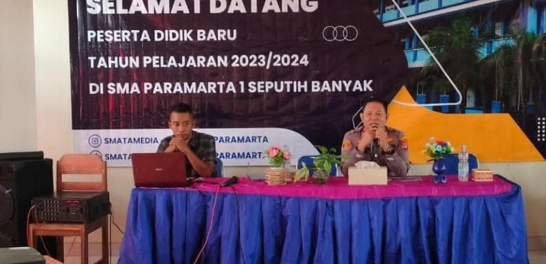 Goes to School, Polsek Seputihbanyak Edukasi Tatib Berlalulintas Pelajar