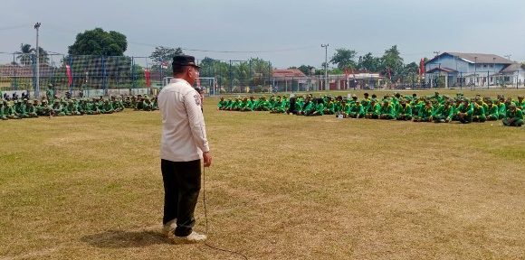 Tingkatkan Kapasitas Jelang Pemilu, 498 Linmas Kecamatan Punggur dan Kotagajah Ikuti Apel Pasukan