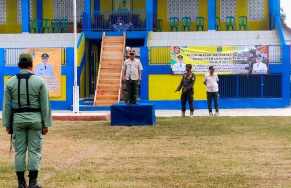 Apel Pasukan Linmas Sukses, Kasi Trantibum Kecamatan Punggur ; Terimakasih Atas Dukungan Para Kakam