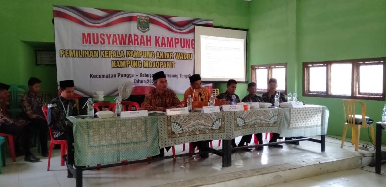 130 dari 135 Peserta Musyawarah Pemilihan PAW Kakam Mojopahit Salurkan  Hak Pilih