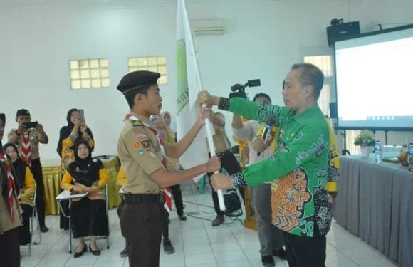 Lampung Tengah Berangkatkan Peserta Kemah Tingkat Nasional ke Jakarta