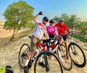 Gowes Jadi Alternatif Penerapan Hidup Bahagia dan Sehat Masyarakat Lamteng