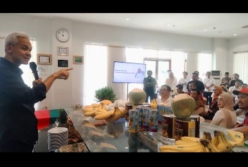 Sambangi Kagama di GGP, Ganjar Pranowo Apresiasi Pertanian di Lampung Tengah