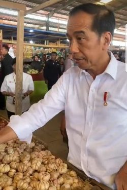 Jokowi Bikin Heboh Pasar Rumbia