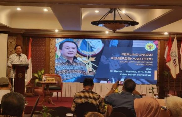 Buka Rapimnas SMSI 2023, Benny Mamoto Harapkan Keputusan Strategis Untuk Pemilu Damai
