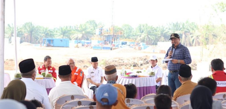 Bupati Musa Ahmad Harap Masyarakat Dukung Pengeboran Minyak di Tanjungratu