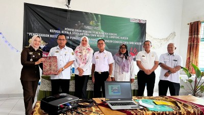Tekan Korupsi di Lingkungan Sekolah, MKKS SMA dan SMK Lamteng Terima Penyuluhan Hukum Kejaksaan Negeri