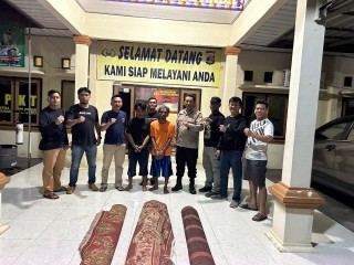 Tekab 308 Presisi Polsek Bumiratunuban Bekuk Dua dari Empat Pelaku Curat