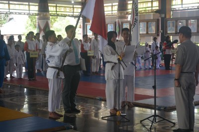 180 Atlet Judo Tingkat Pelajar se-Provinsi Lampung Ikuti Kejurda Bupati Lamteng