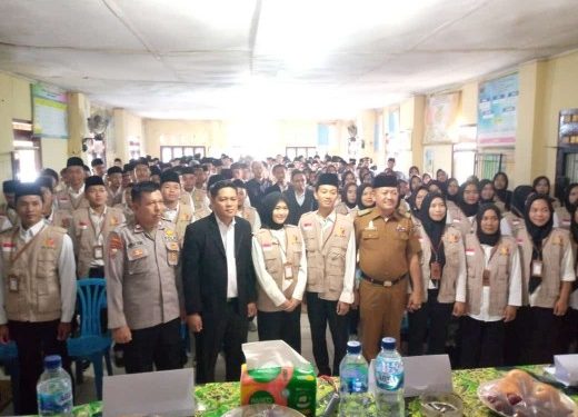 Usai di Lantik, 211 Petugas PTPS Kecamatan Gunungsugih Ikuti Bimtek