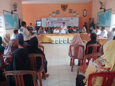 Antisipasi Kerawanan Pangan, Pemkab Lamteng Salurkan Cadangan Beras Kepada 106.691 KPM di Empat Kecamatan