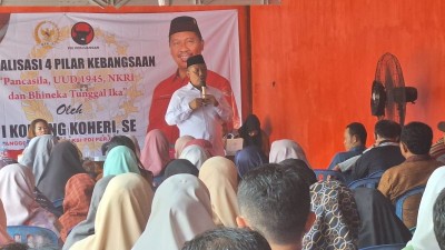 Wujudkan Persatuan dan Kesatuan, I Komang Koheri Gelar Sosialisasi 4 Pilar Kebangsaan di Seputihraman