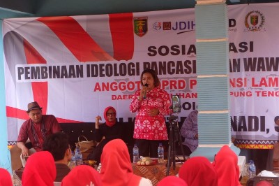 Ni Ketut Dewi Nadi Laksanakan Sosialisasi Pembinaan Idiologi Pancasila dan Wawasan Kebangsaan