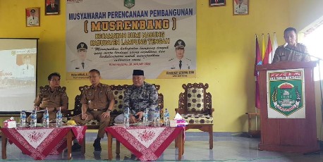 Kecamatan Buminabung Gelar Musrenbang