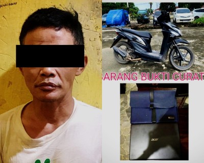 Kurang Dari 12 Jam, Residivis Curat Dibekuk Polsek Seputih Mataram