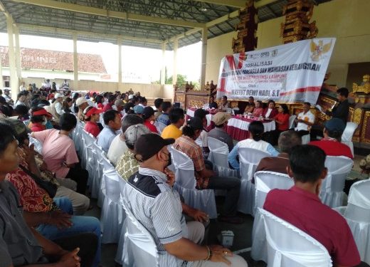 Anggota DPRD Lampung Ni Ketut Dewi Nadi Gelar Sosialisasi PIP dan Wawasan Kebangsaan di Kecamatan Seputihraman