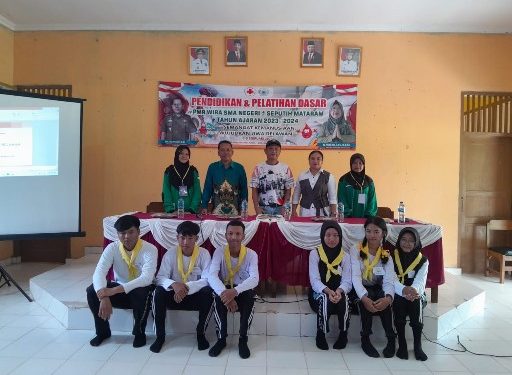SMAN 1 Seputih Mataram Gelar Diklat Pendidikan dan Pelatihan Dasar PMR