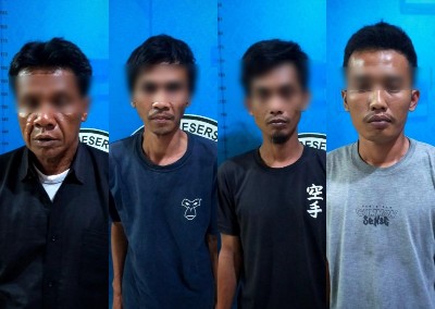 Sedang Asyik Isap Sabu, 4 Orang di Bekri Ditangkap Polisi