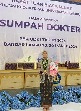 Fadillah Maulidia, Alumni MAN 1 Lamteng Sah Jadi Dokter