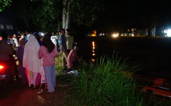 Diduga Terpeleset, Bocah Berusia 6 Tahun   Terjatuh dan Tenggelam di Saluran Irigasi Dam 17 Kotagajah
