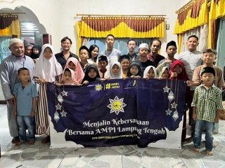 AMPI Lamteng Berbagi Kebahagiaan di Panti dan Maktab Penghafal Al Qur’an An-Nur Yukumjaya