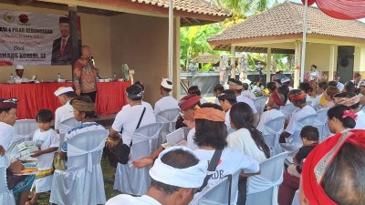 Anggota MPR-RI I Komang Koheri Gelar Sosialisasi Empat Pilar Kebangsaan di Lampung Tengah