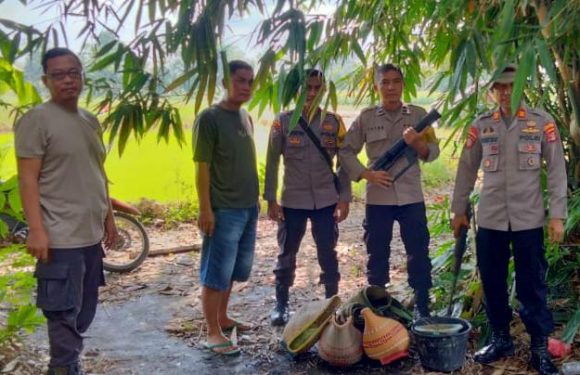 Penjudi Sabung Ayam di Kotagajah Kocar-kacir saat Digerebek Polisi