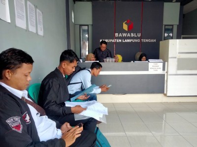 Bawaslu Lamteng Buka Pendaftaran Panwaslu di 21 Kecamatan