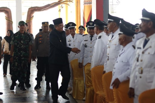 Bupati Musa Kukuhkan 297 Kepala Kampung se-Lampung Tengah