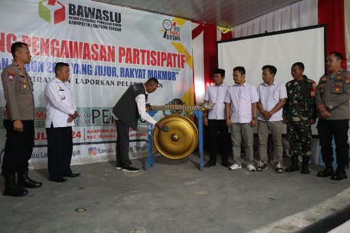 Sukseskan Pemilu 2024, Bawaslu Lamteng Bentuk Kampung Pengawasan Partisipatif di Rumbia