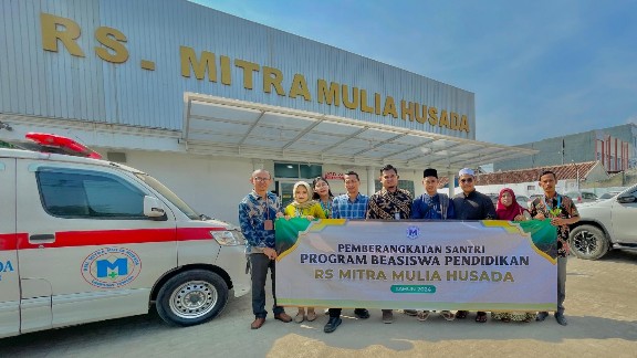 RS.Mitra Mulia Husada Bandarjaya Beri Beasiswa Pendidikan Santri ke Ponpes Jawa Timur