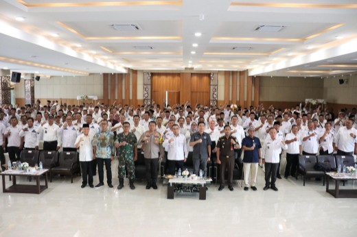 311 Kakam dan Lurah di Lamteng Ikrar Netral pada Pilkada 2024