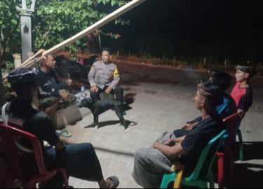 Bhabinkamtibmas Polsek Seputih Mataram Tingkatkan Patroli Sambang