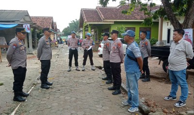 Polres Lampung Tengah Amankan Giat Kampanye Paslon Bupati Wakil Bupati