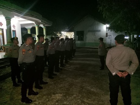 Sukseskan Pilkada 2024, Polres Lampung Tengah Amankan Giat Kampanye Cagub Cawagub Nomor Urut 2 di Bangun Rejo