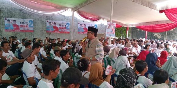Tim Pemenangan dan Relawan Kecamatan Trimurjo Siap Ratakan Suara Untuk Kemenangan Ardito-Koheri