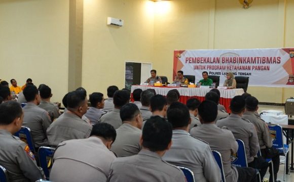 Dukung Program Asta Cita, Kapolres Lamteng Perintahkan Bhabinkamtibmas Menjadi Pelopor Ketahanan Pangan di Masyarakat