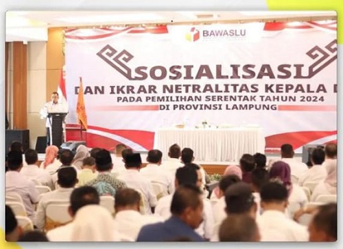 Pemkab Lamteng Tekankan Netralitas Kakam di Pilkada 2024