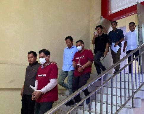 Polda Lampung Tahan 2 Tersangka Korupsi Penyimpangan Dana BUMAKAM