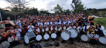 Drumband Gita Teruna Jaya SMAN 1 Terusannunyai Borong 12 Piala Di Lampung Marching Competition X