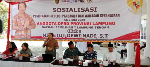 Gelar Sosialisasi PIP Bersama Generasi Muda Gunungsugih, Ni Ketut Dewi Ajak Implemenasikan Nilai-Nilai Pancasila