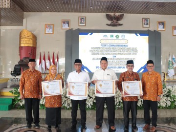 Resmi Dikukuhkan, AGPAII Lamteng Bekali Pengurus dengan Seminar Pendidikan dan Silaturahmi Akbar