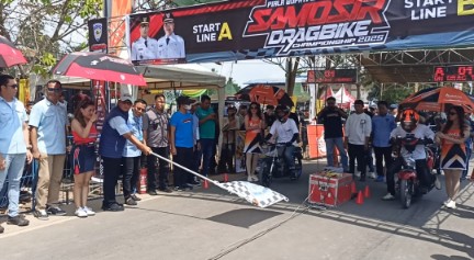 Semarak Samosir Dragbike Championship 2025 Tarik Pecinta Kreatifitas Motor Sumatra Jawa