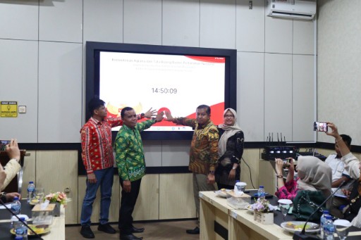 BPN Lamteng Launching Layanan Peralihan Hak Atas Tanah Elektronik dan Antrian Online