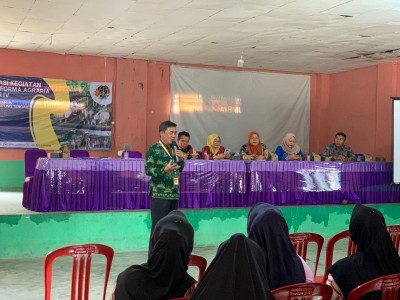 ATR/BPN Lamteng Sosialisasikan Akses Reforma Agraria Kategori IV di Rumbia.