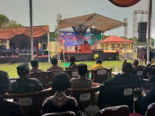 Sinergitas TNI-Polri dan Lintas Elemen Amankan Ibadah Raya Oikoumene PGI-D Lamteng